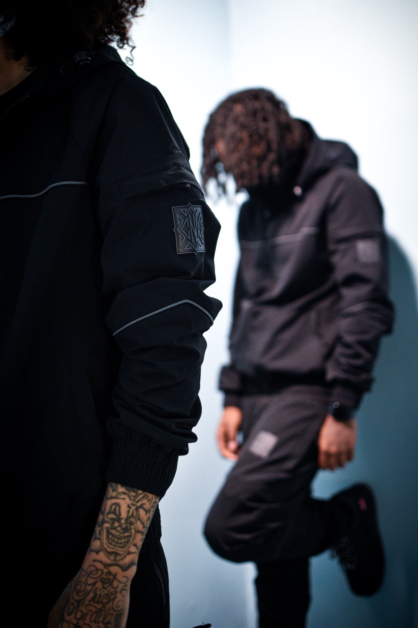 Monté Tracksuit (Hoodie & Bottoms) - Black